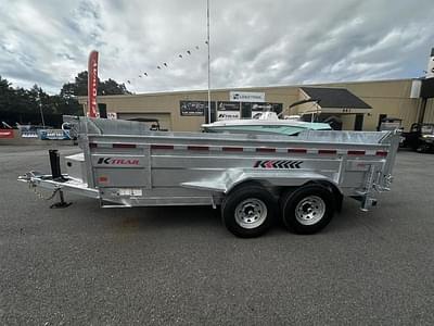 BOATZON | K-Trail Galvanized Dump Trailer wHydro jack HD14 7x14  14klbs 2025