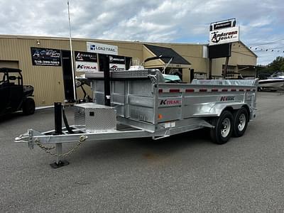 BOATZON | K-TRAIL Galvanized Dump Trailer wHydro jack HD14 7x14 14klbs 2025