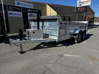 BOATZON | K-TRAIL Galvanized Dump Trailer wHydro jack HD14 7x14 14klbs 2025