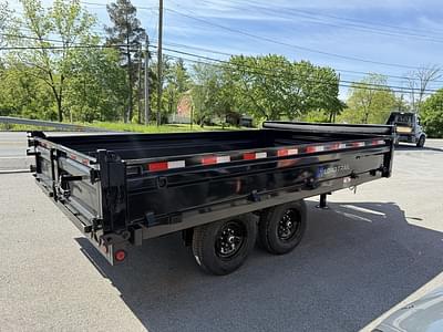 BOATZON | Load Trail BP Deckover 96X14 Dump Trailer HD IBeam Frame 2025