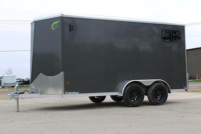 BOATZON | NEO Trailers NAV167T 7x16  845 Interior Height  7k lbs Matte Black 2024