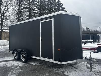 BOATZON | NEO Trailers NAV167T 7x16  845 Interior Height  7k lbs Matte Black 2025