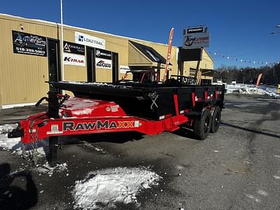 BOATZON | RawMaxx Trailers LPX 14 x 83 BLKRED HD IBEAM FRAME 14K LBS 2025