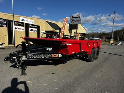 BOATZON | RawMaxx Trailers LPX 16 x 83 REDBLACK HD IBEAM FRAME 14K LBS 2025