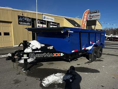 BOATZON | RawMaxx Trailers LPX HIGH WALL 14 x 83 BLACKBLUE HD IBEAM FRAME 14K LBS 2025